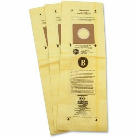 TTI FLOORCARE Hoover 4010103B, DISPOSABLE VACUUM BAGS, ALLERGEN B, 3PK/EA HVR4010103B